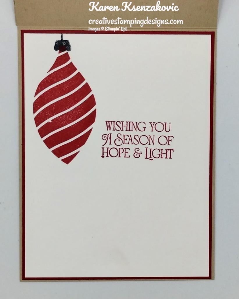 Stampin' Up! Spruced Up CAS 5 creativestampingdesigns.com