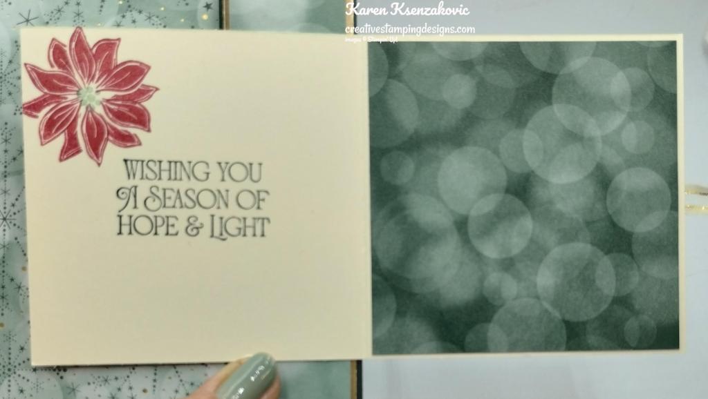 Stampin' Up! Brightest Glow Fun Fold 4 creativestampingdesigns.com