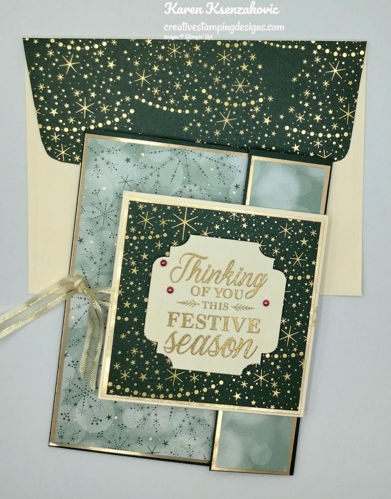 Stampin' Up! Brightest Glow Fun Fold 7 creativestampingdesigns.com