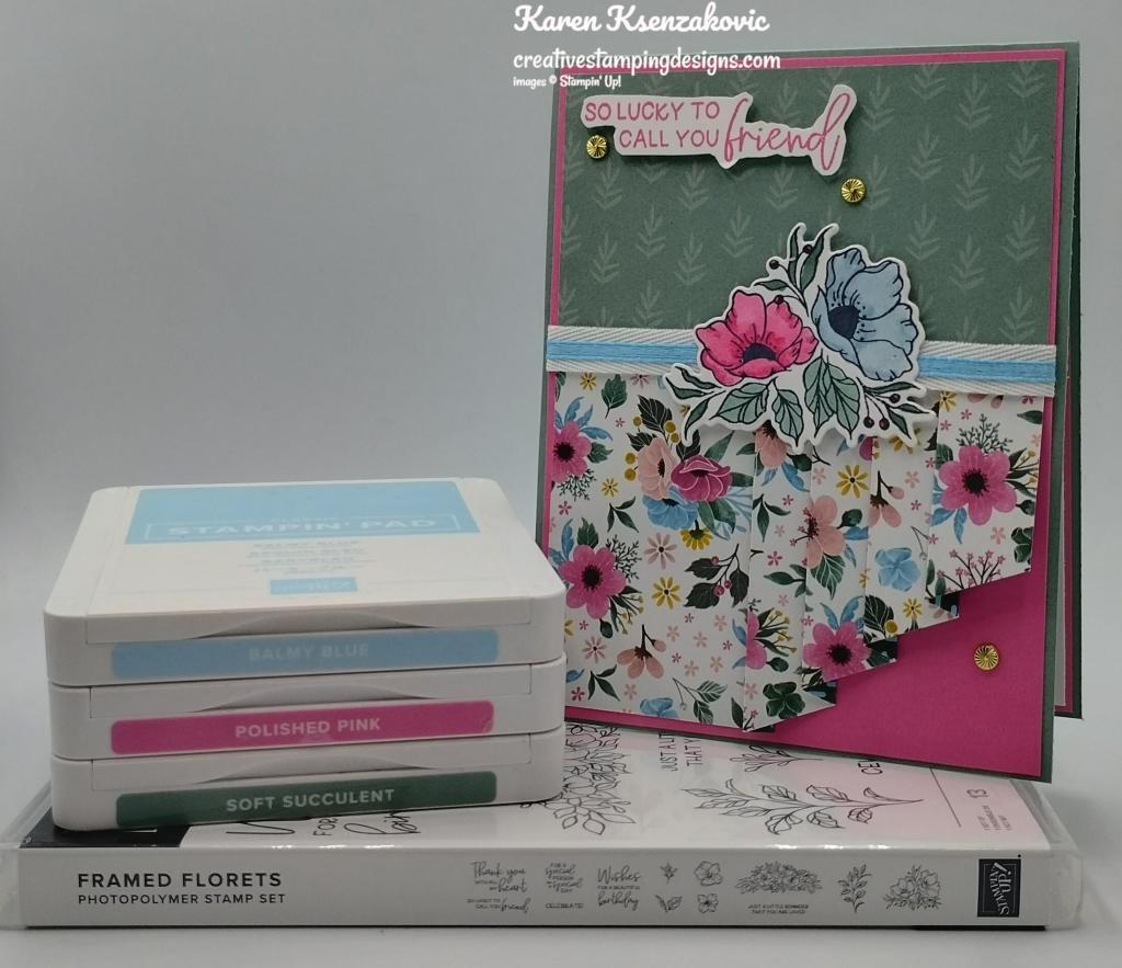 Stampin' Up! Framed Florets Drapery 1 creativestampingdesigns.com