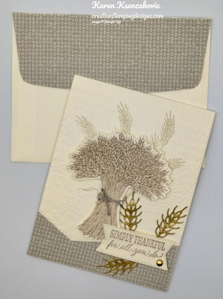 Stampin' Up! Gathered Wheat 7 creativestampingdesigns.com