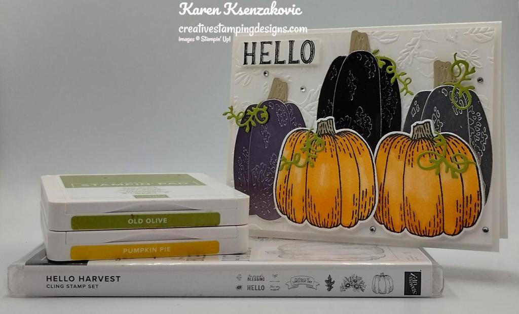 Stampin' Up! Hello Harvest Pumpkins 1 creativestampingdesigns.com