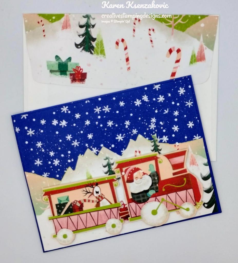 Stampin' Up! Santa Express Jingle 7 creativestampingdesigns.com