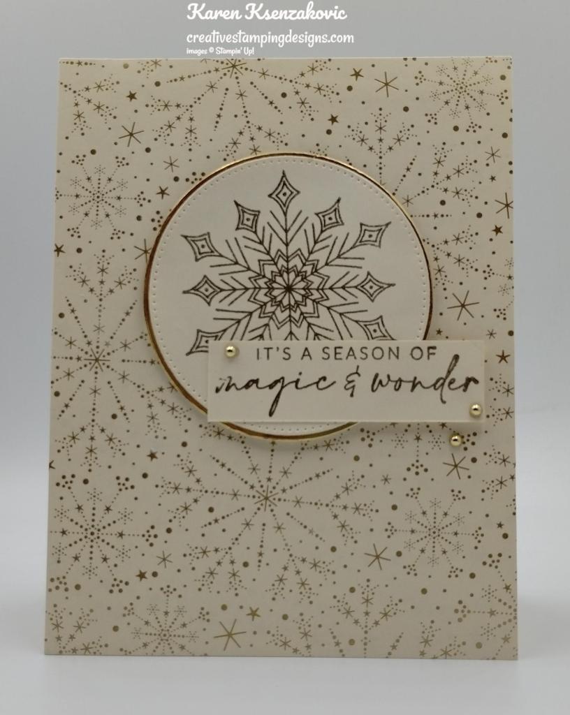 Stampin' Up! Joyful Flurry CAS 2 creativestampingdesigns.com