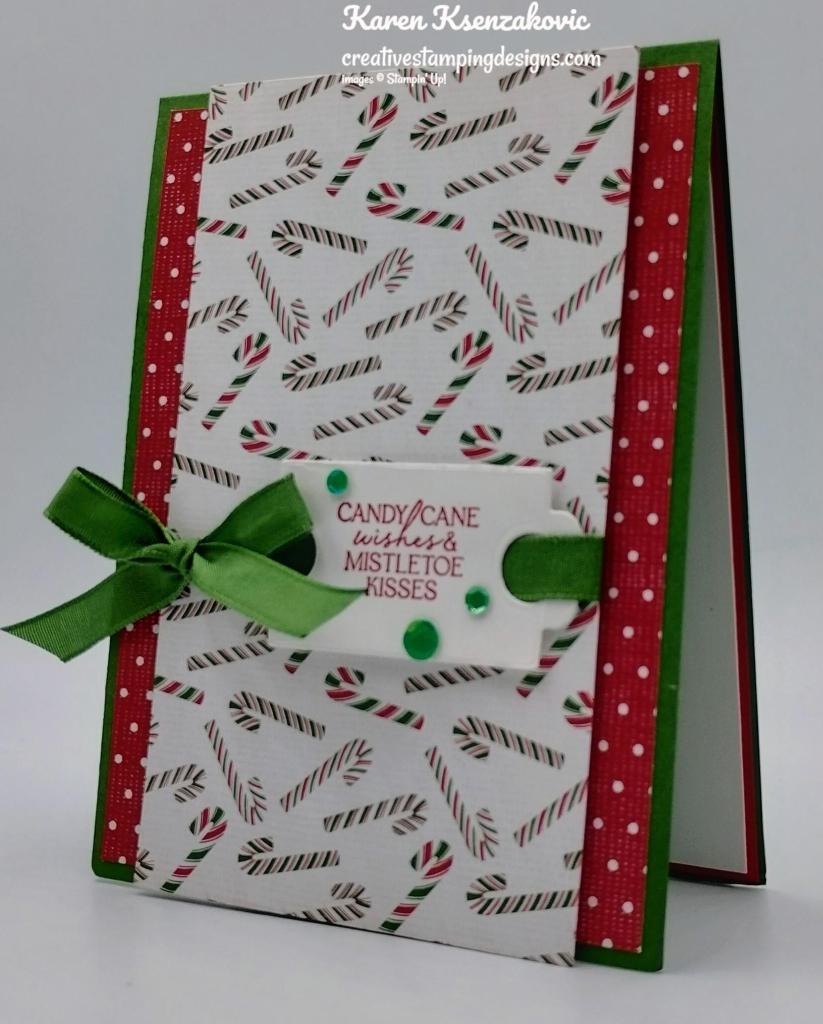 Stampin' Up! Sweet Candy Cane CAS 3 creativestampingdesigns.com