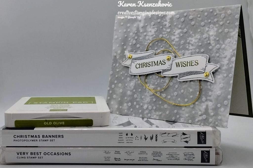 Stampin' Up! Banners For You CAS 1 creativestampingdesigns.com