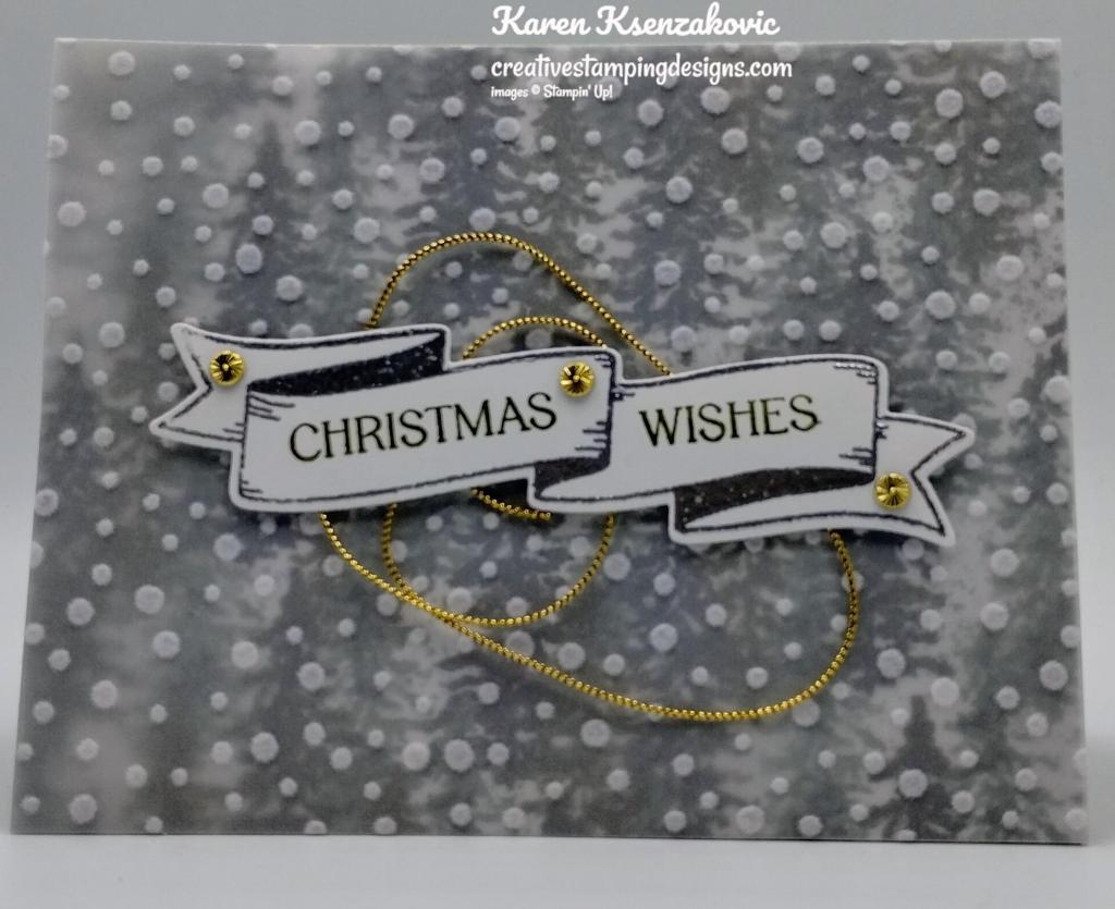 Stampin' Up! Banners For You CAS 2 creativestampingdesigns.com
