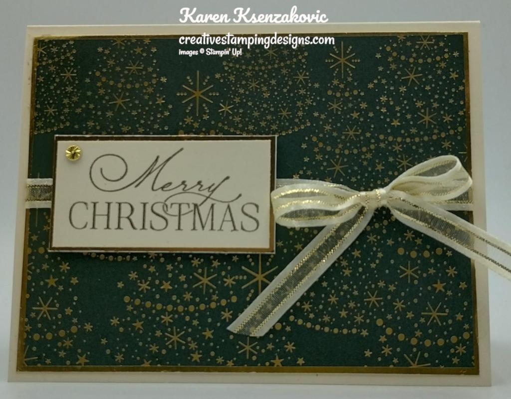 Stampin' Up! Brightest Glow CAS 2 creativestampingdesigns.com