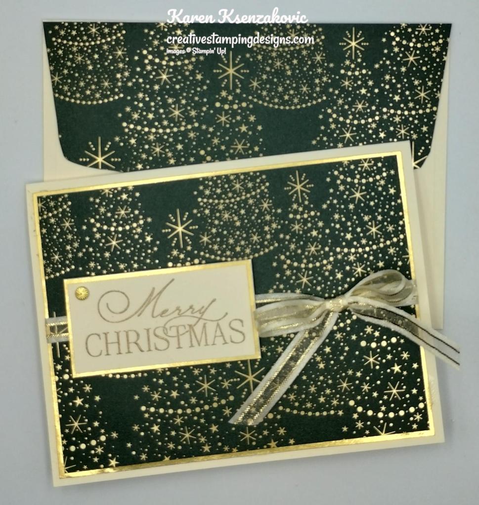 Stampin' Up! Brightest Glow CAS 7 creativestampingdesigns.com