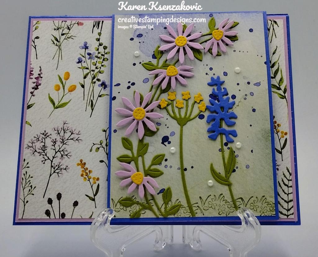 Stampin' Up! Dainty Delight Fun Fold 2 creativestampingdesigns.com