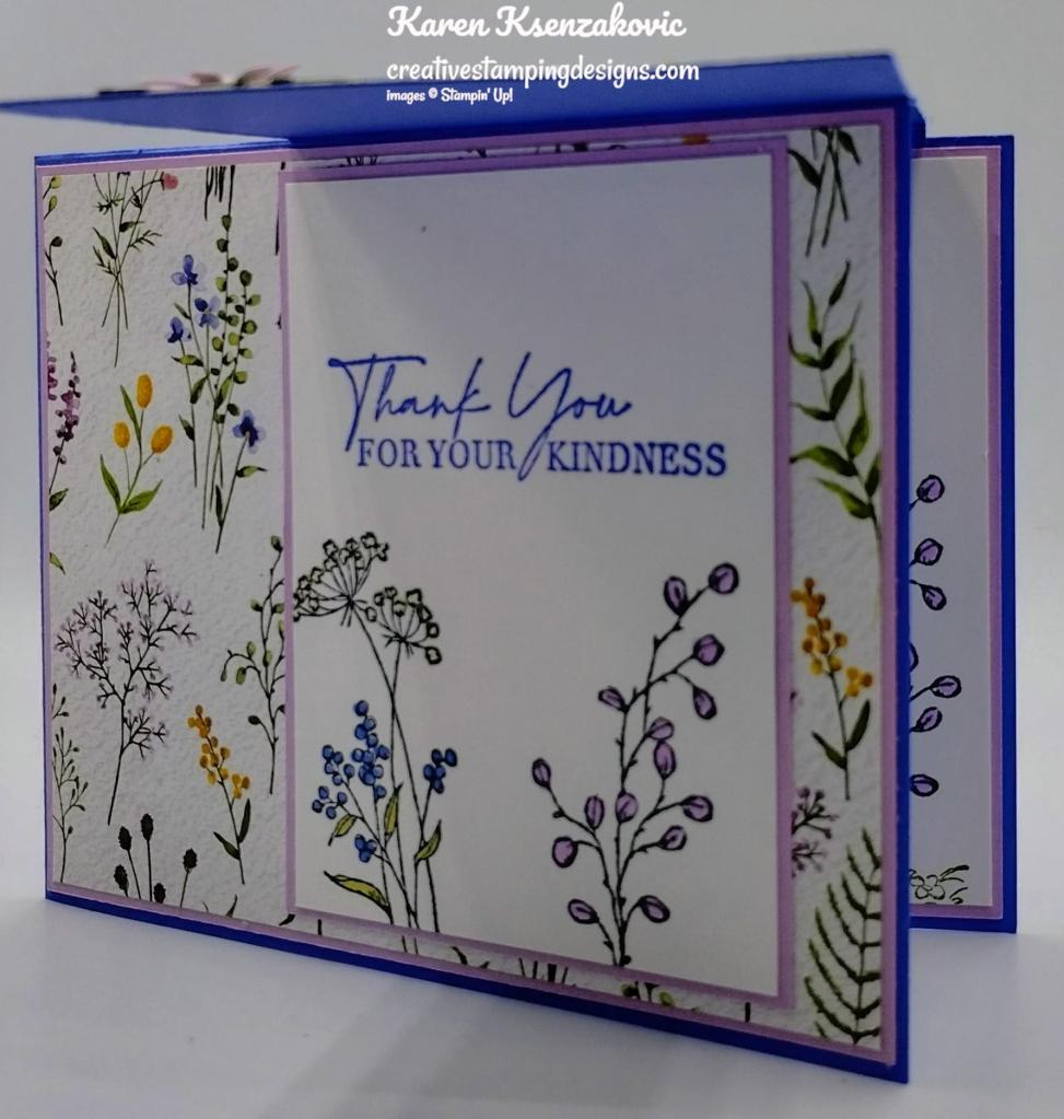 Stampin' Up! Dainty Delight Fun Fold 3 creativestampingdesigns.com