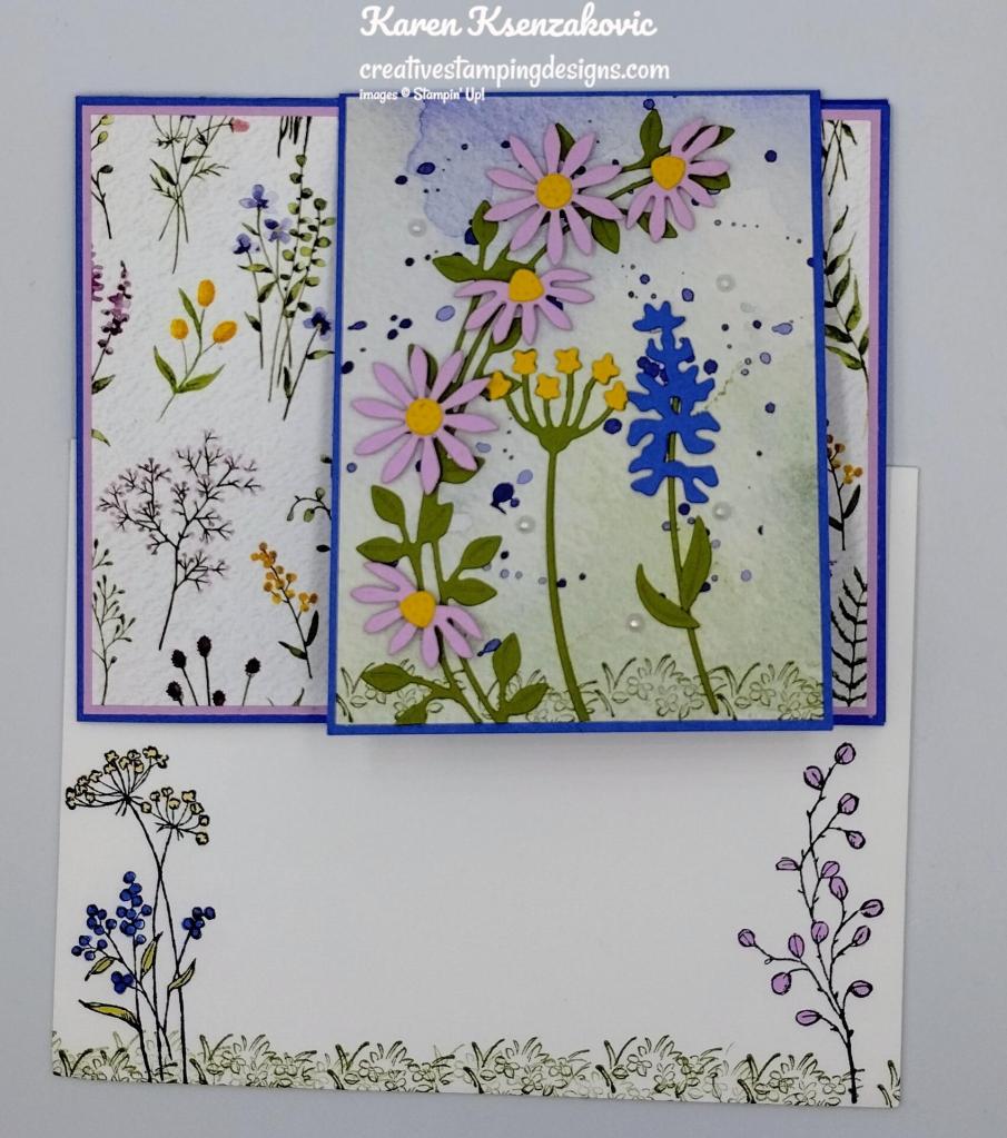 Stampin' Up! Dainty Delight Fun Fold 6 creativestampingdesigns.com