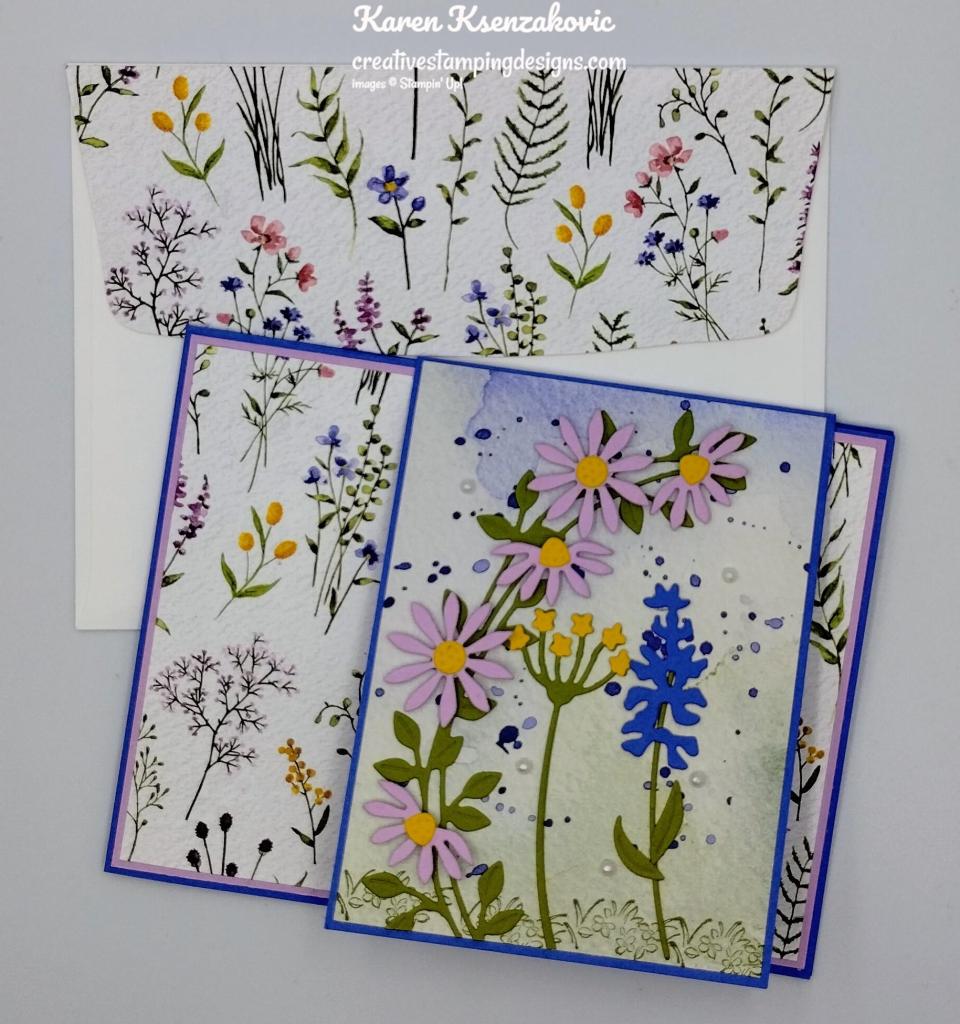 Stampin' Up! Dainty Delight Fun Fold 7 creativestampingdesigns.com