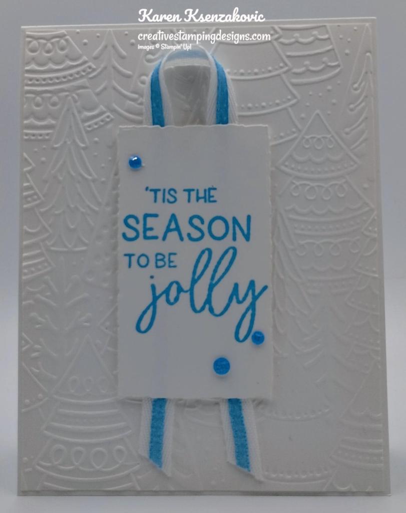 Stampin' Up! Framed & festive CAS 2 creativestampingdesigns.com