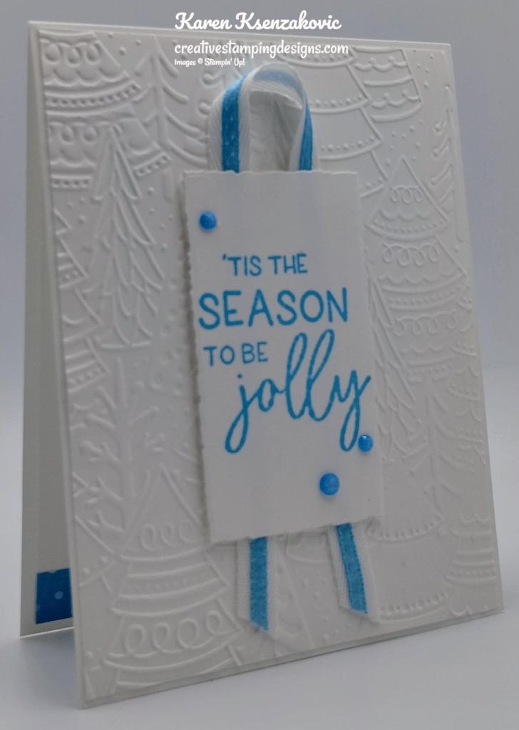 Stampin' Up! Framed & festive CAS 3 creativestampingdesigns.com