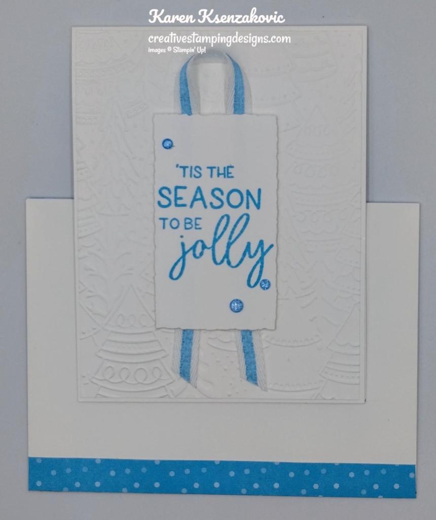 Stampin' Up! Framed & festive CAS 6 creativestampingdesigns.com