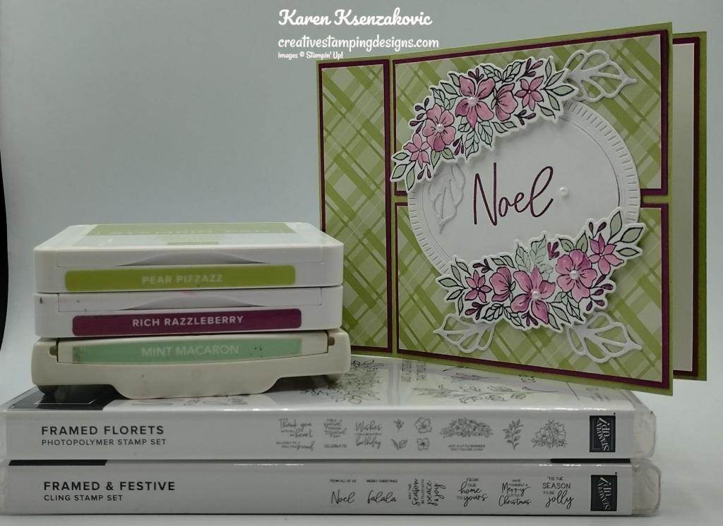 Stampin' Up! Framed Florets Fun Fold 1 creativestampingdesigns.com