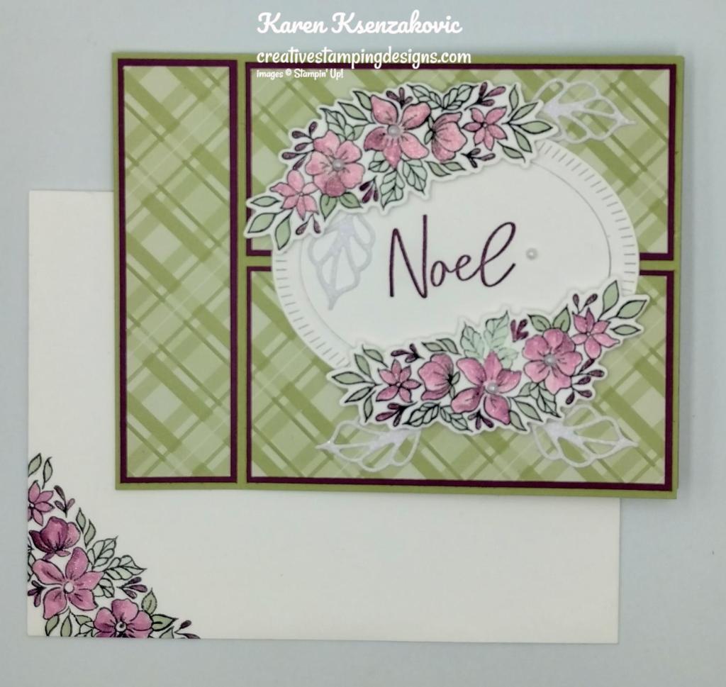 Stampin' Up! Framed Florets Fun Fold 6 creativestampingdesigns.com