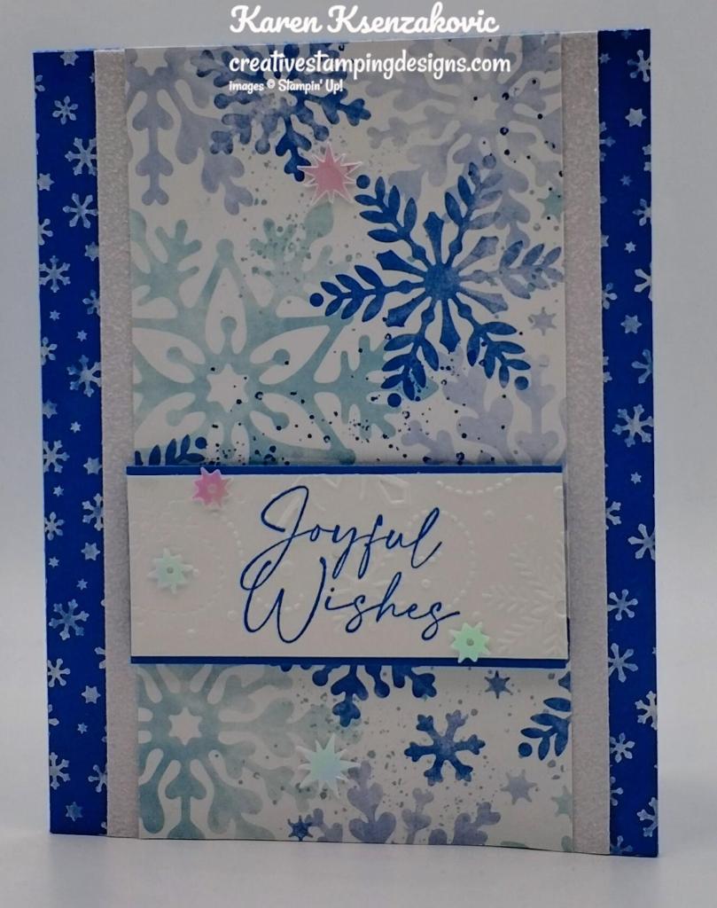 Stampin' Up! Joyful Flurry CAS 2 creativestampingdesigns.com