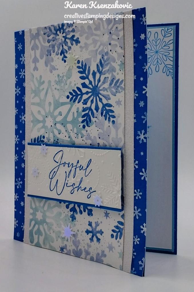 Stampin' Up! Joyful Flurry CAS 4 creativestampingdesigns.com