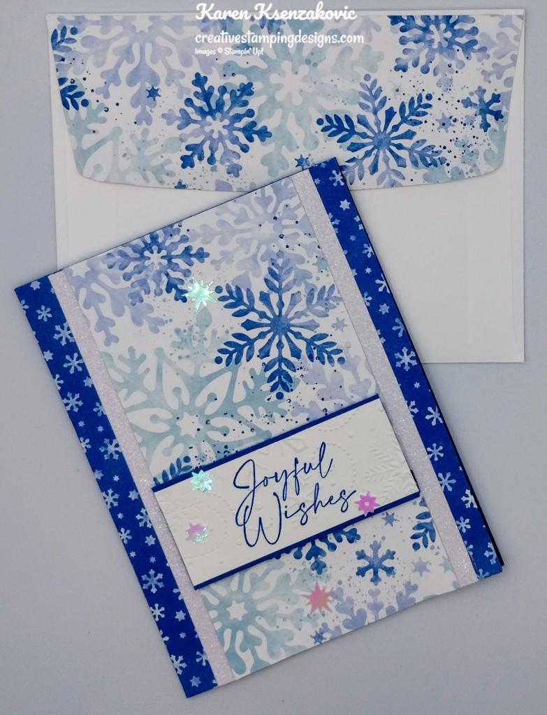 Stampin' Up! Joyful Flurry CAS 7 creativestampingdesigns.com