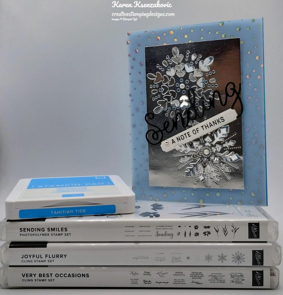 Stampin' Up! Sending Smiles Thank You 1 creativestampingdesigns.com