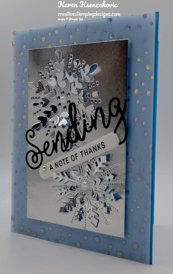 Stampin’ Up! Sending Smiles Thank You Card | Creative Stamping Designs