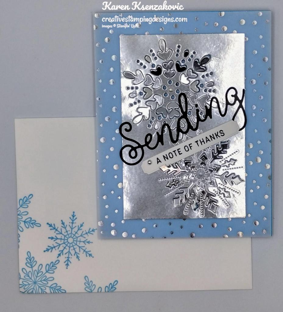 Stampin' Up! Sending Smiles Thank You 6 creativestampingdesigns.com