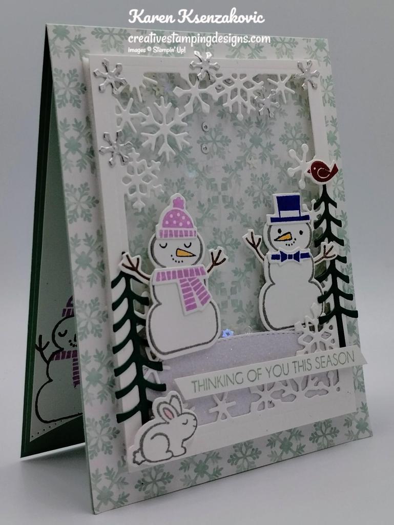 Stampin' Up! Snowman Magic Shaker 3 creativestampingdesigns.com
