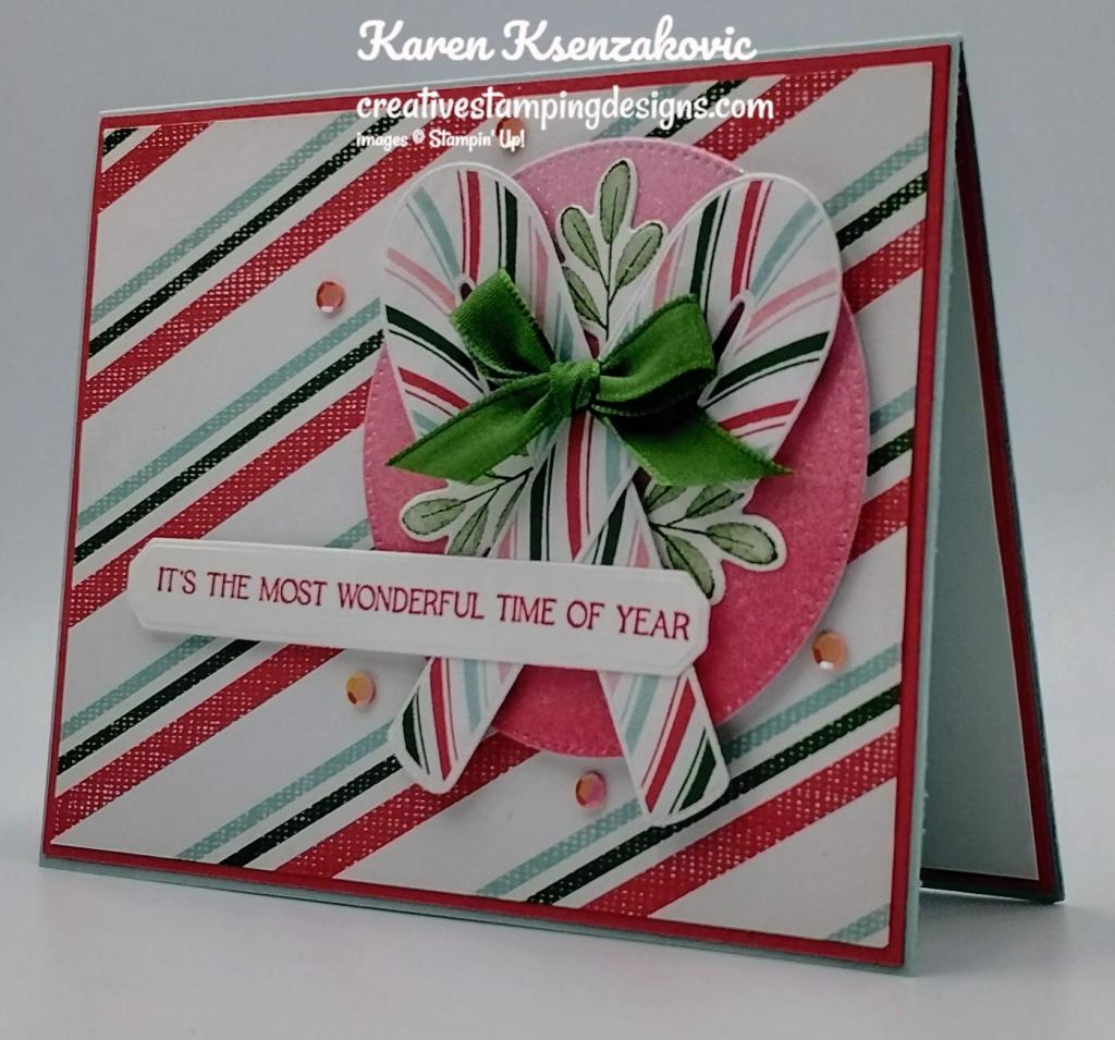 Stampin' Up! Sweet Candy Cane 3 creativestampingdesigns.com