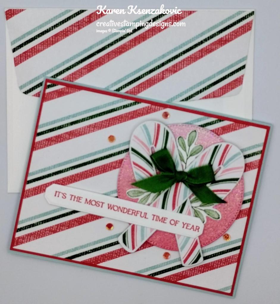Stampin' Up! Sweet Candy Cane 7 creativestampingdesigns.com