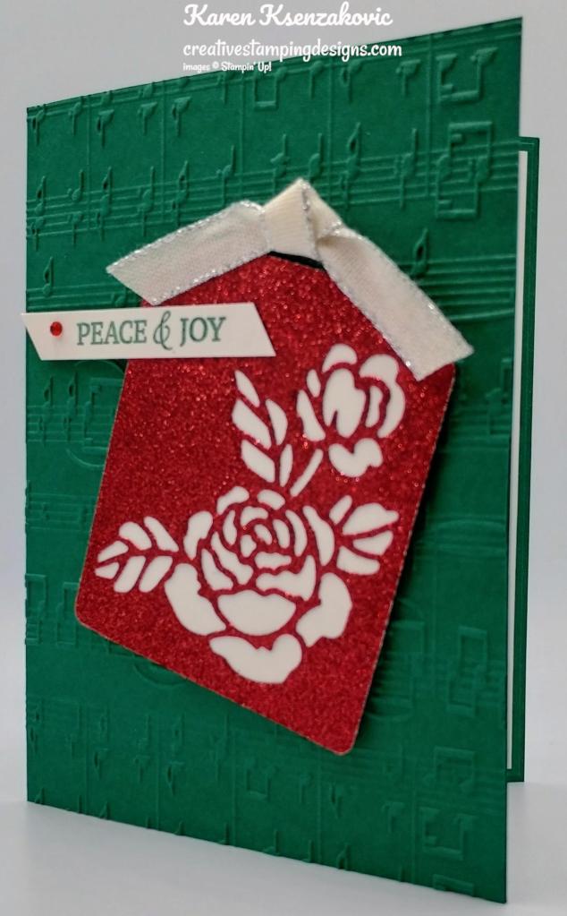 Stampin' Up! Trimming The Tree CAS 3 creativestampingdesigns.com