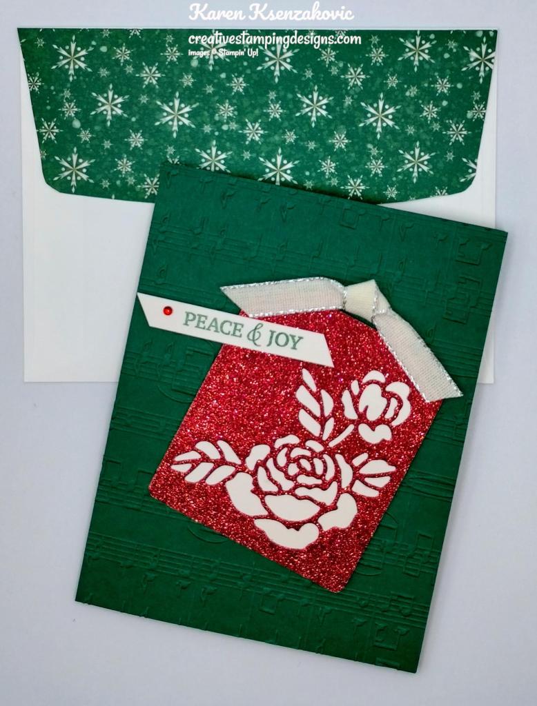 Stampin' Up! Trimming The Tree CAS 7 creativestampingdesigns.com