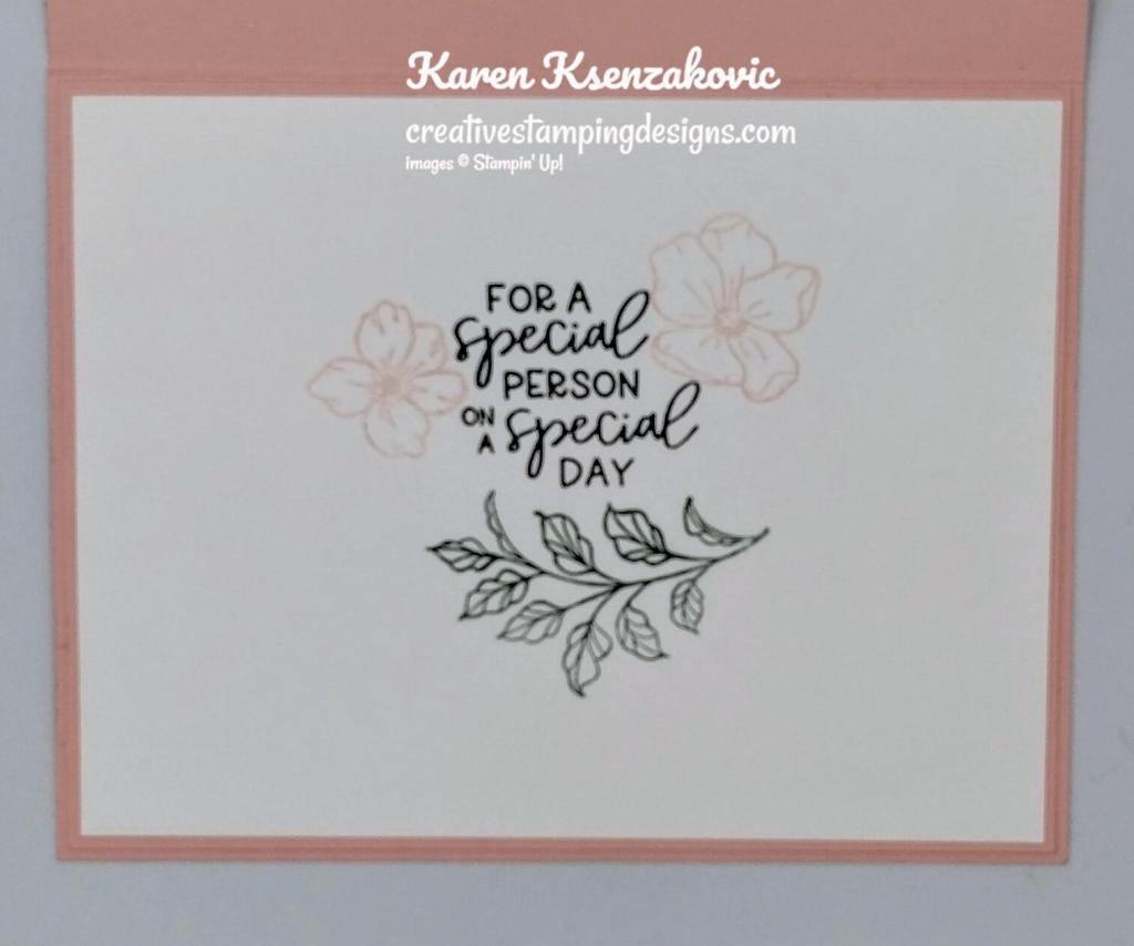 Stampin' Up! Framed Florets Birthday 5 creativestampingdesigns.com