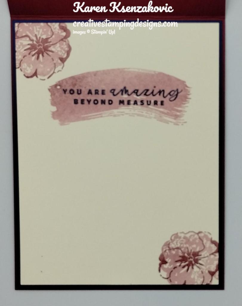 Stampin' Up! Season of Chic Merlot Thanks 5 creativestampingdesigns.com