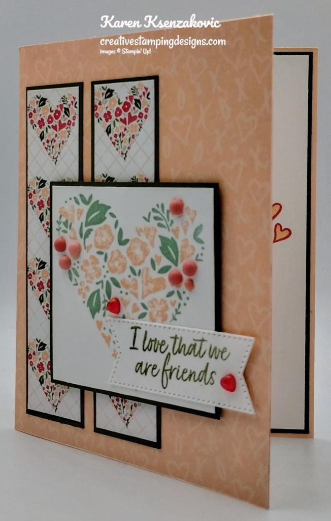 Stampin' Up! Country Bouquet Valentine 4 creativestampingdesigns.com