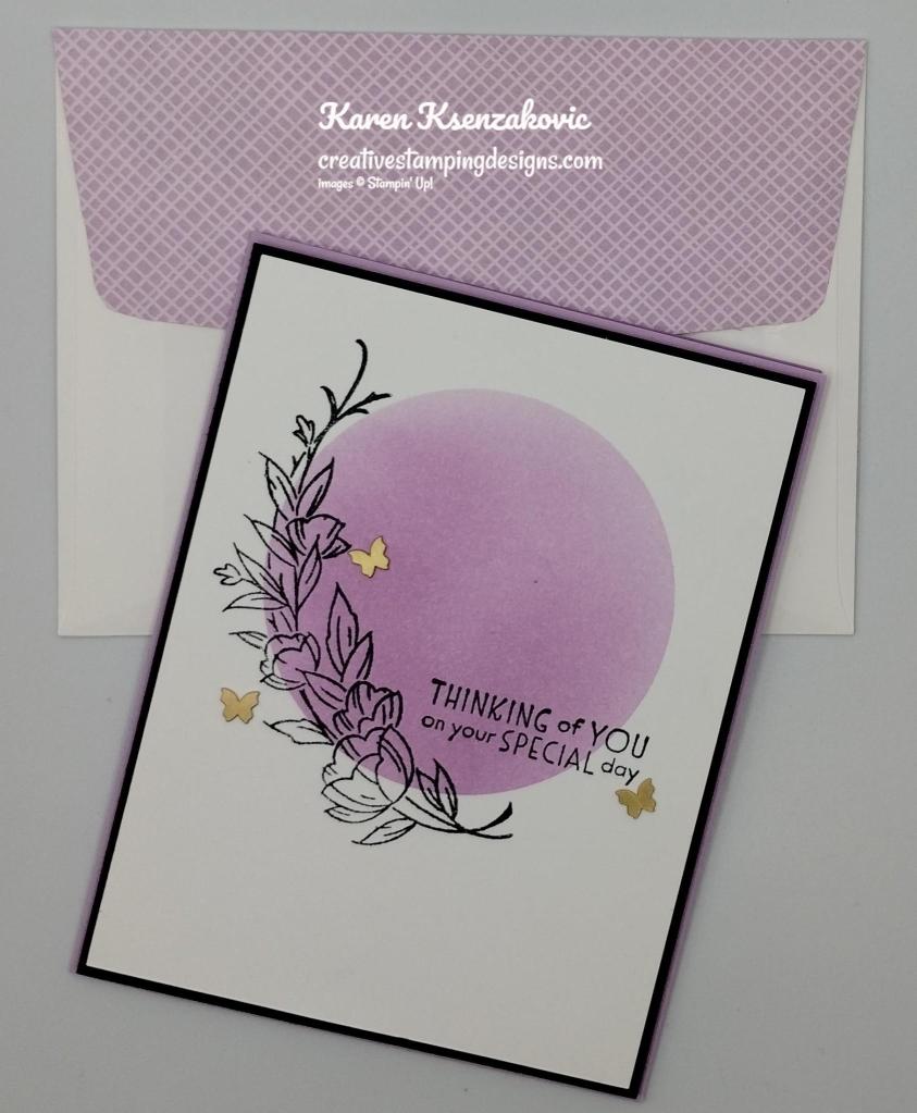 Stampin' Up! Decorative Borders CAS 7 creativestampingdesigns.com