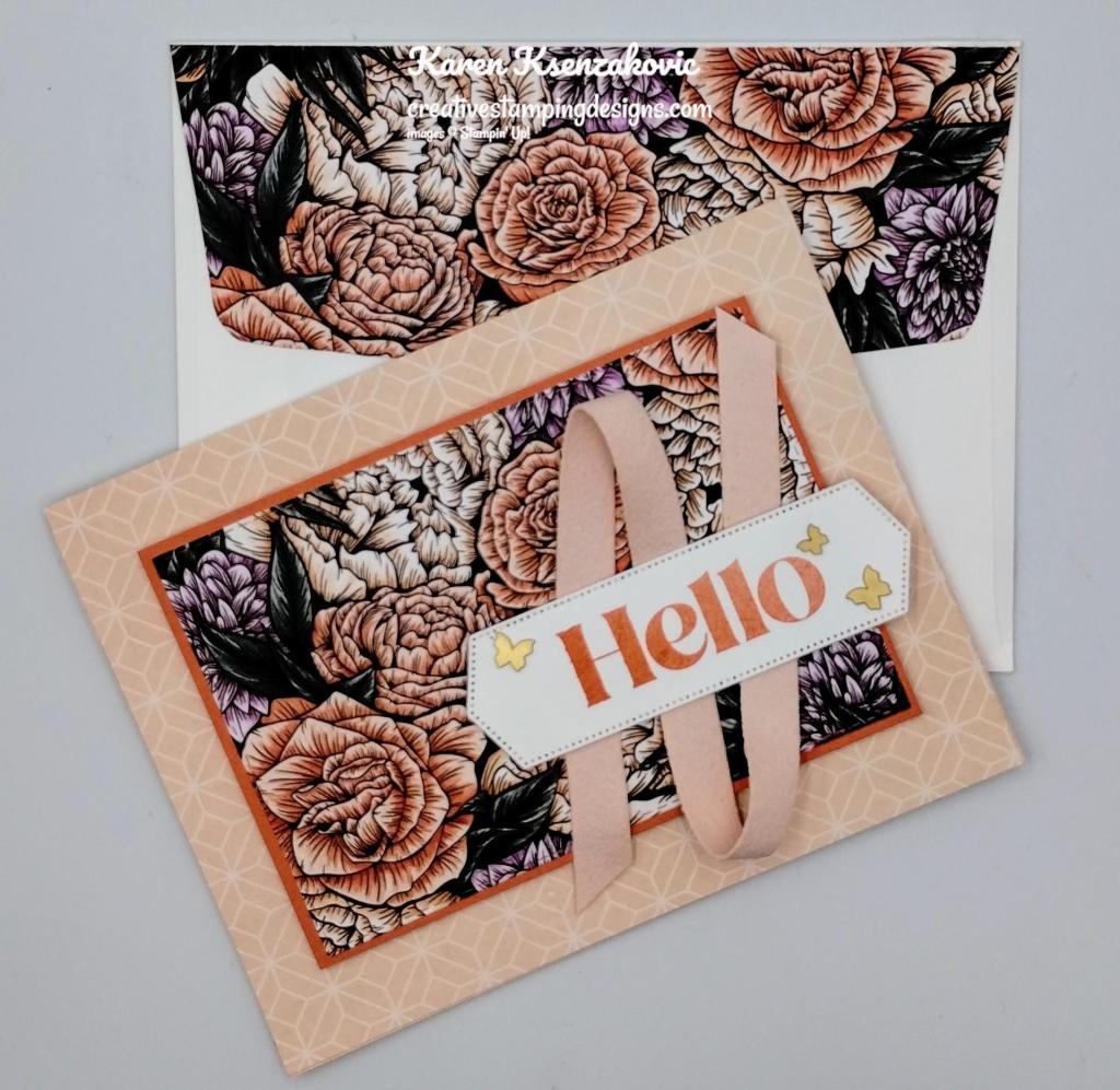 Stampin' Up! Fragrant Flowers Hello 7 creativestampingdesigns.com