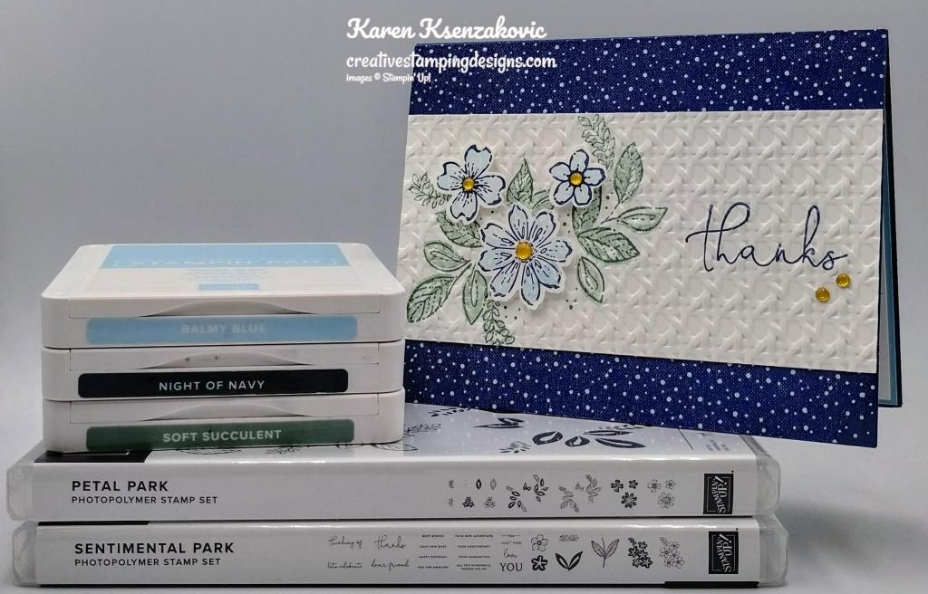 Stampin' Up! Petal Park Thanks 1 creativestampingdesigns.com