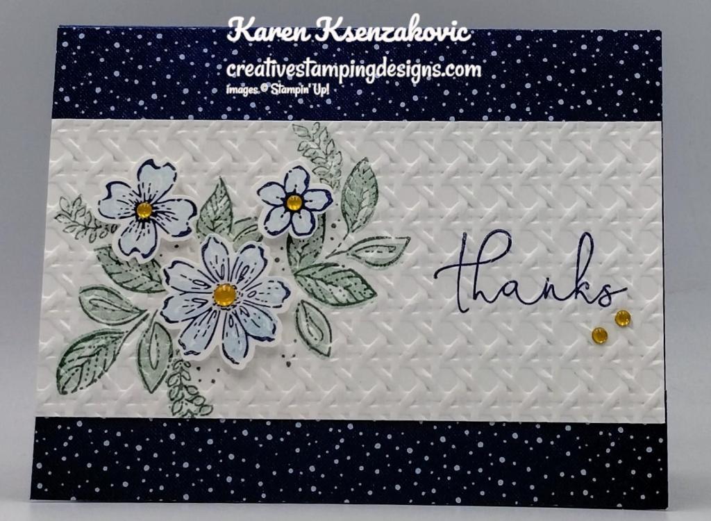 Stampin' Up! Petal Park Thanks 2 creativestampingdesigns.com