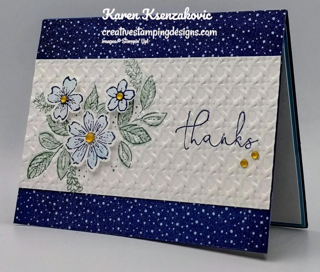 Stampin' Up! Petal Park Thanks 3 creativestampingdesigns.com