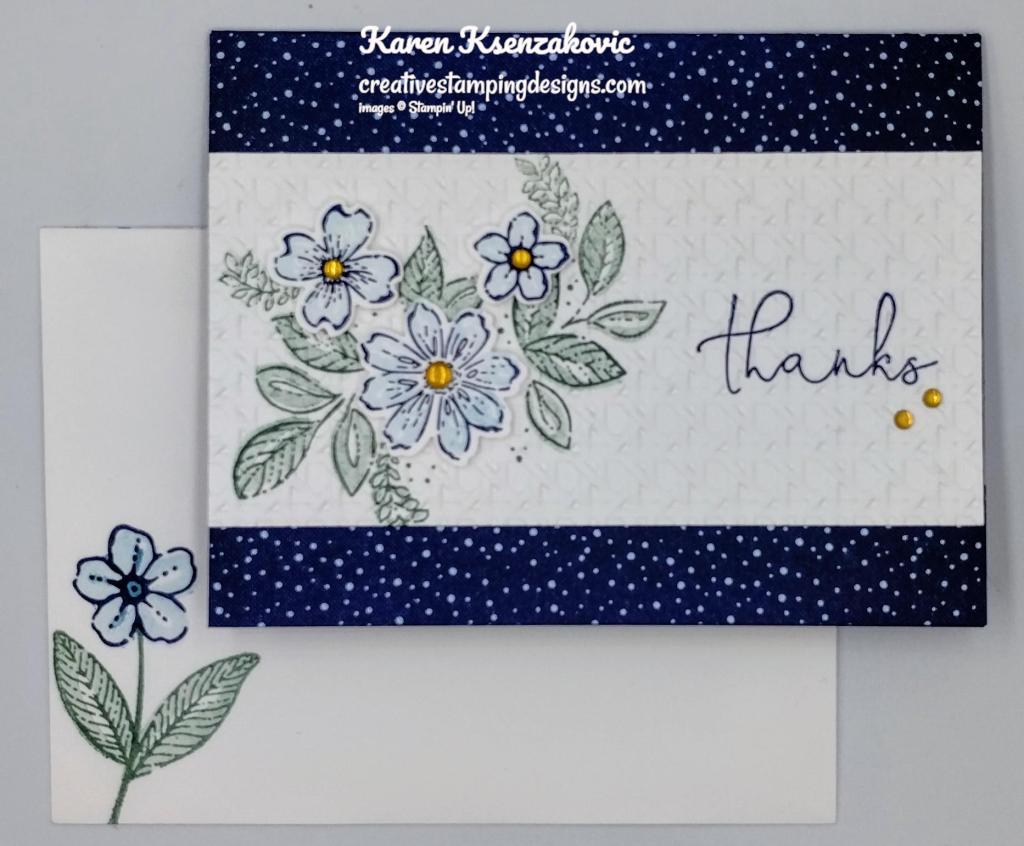 Stampin' Up! Petal Park Thanks 6 creativestampingdesigns.com