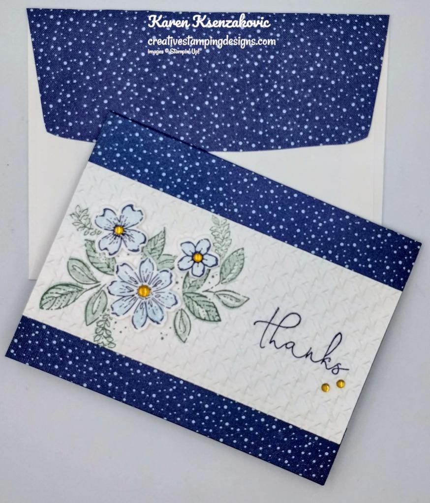 Stampin' Up! Petal Park Thanks 7 creativestampingdesigns.com