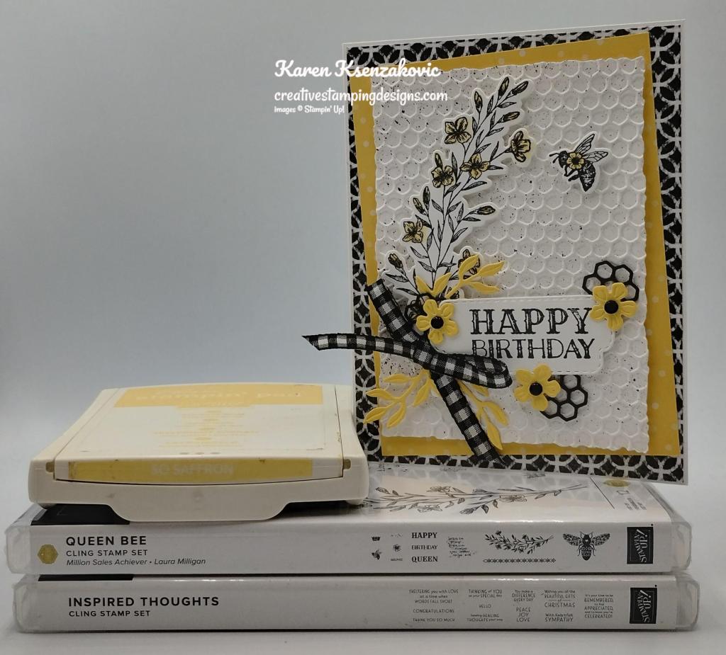 Stampin' Up! Queen Bee Birthday 1 creativestampingdesigns.com
