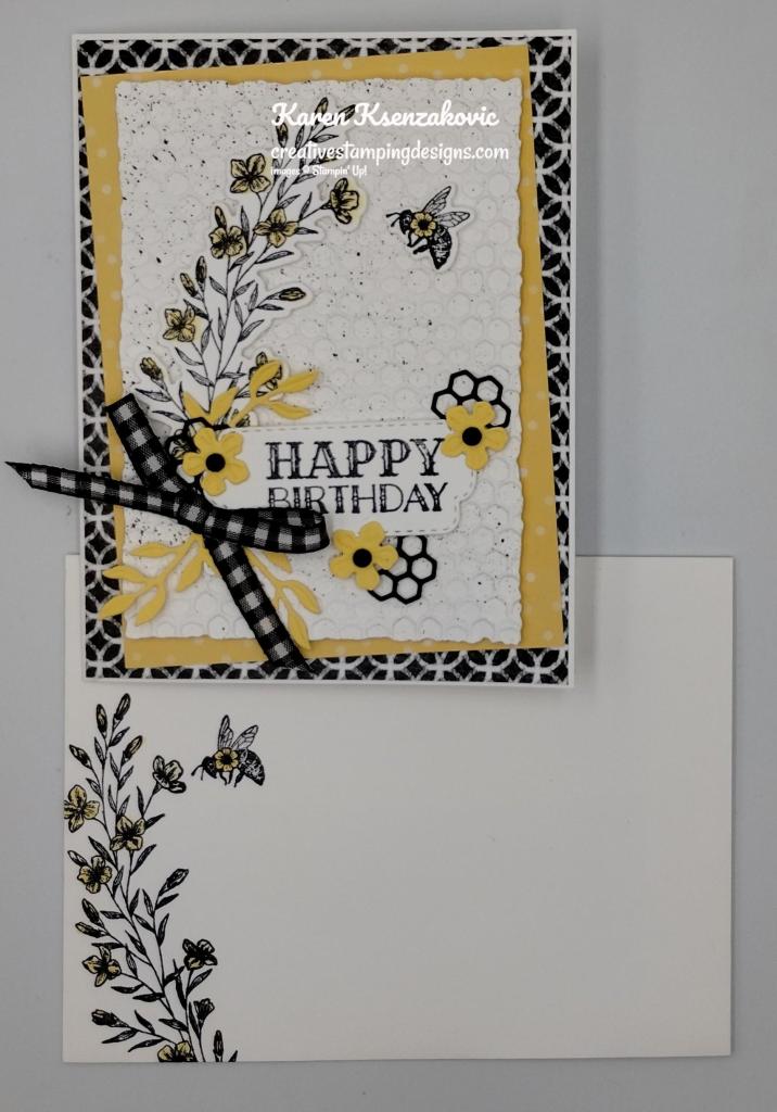 Stampin' Up! Queen Bee Birthday 6 creativestampingdesigns.com