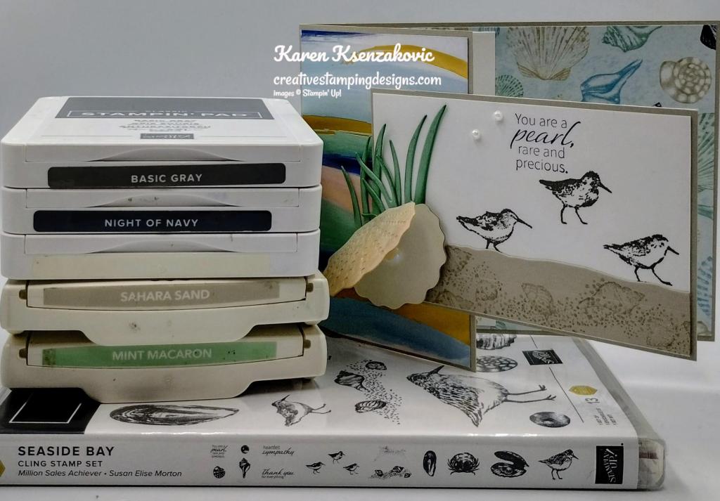 Stampin' Up! Seaside Bay Fun Fold 1 creativestampingdesigns.com