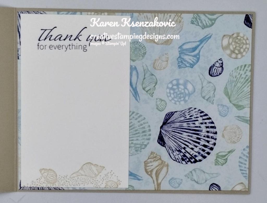 Stampin' Up! Seaside Bay Fun Fold 5 creativestampingdesigns.com