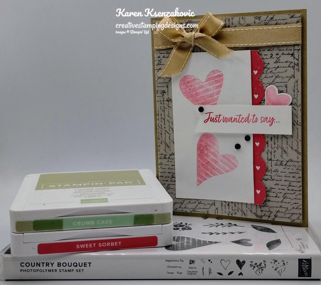 Stampin' Up! Country Bouquet 1 creativestampingdesigns.com