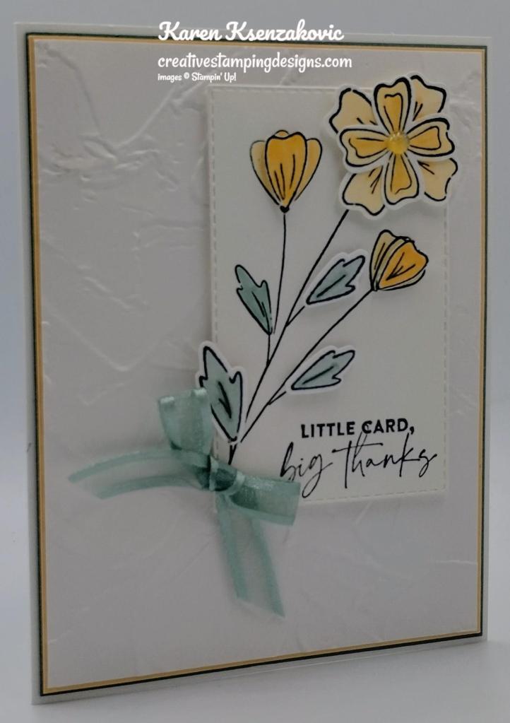 Stampin' Up! Flowers of Friendship Thanks 3 creativestampingdesigns.com