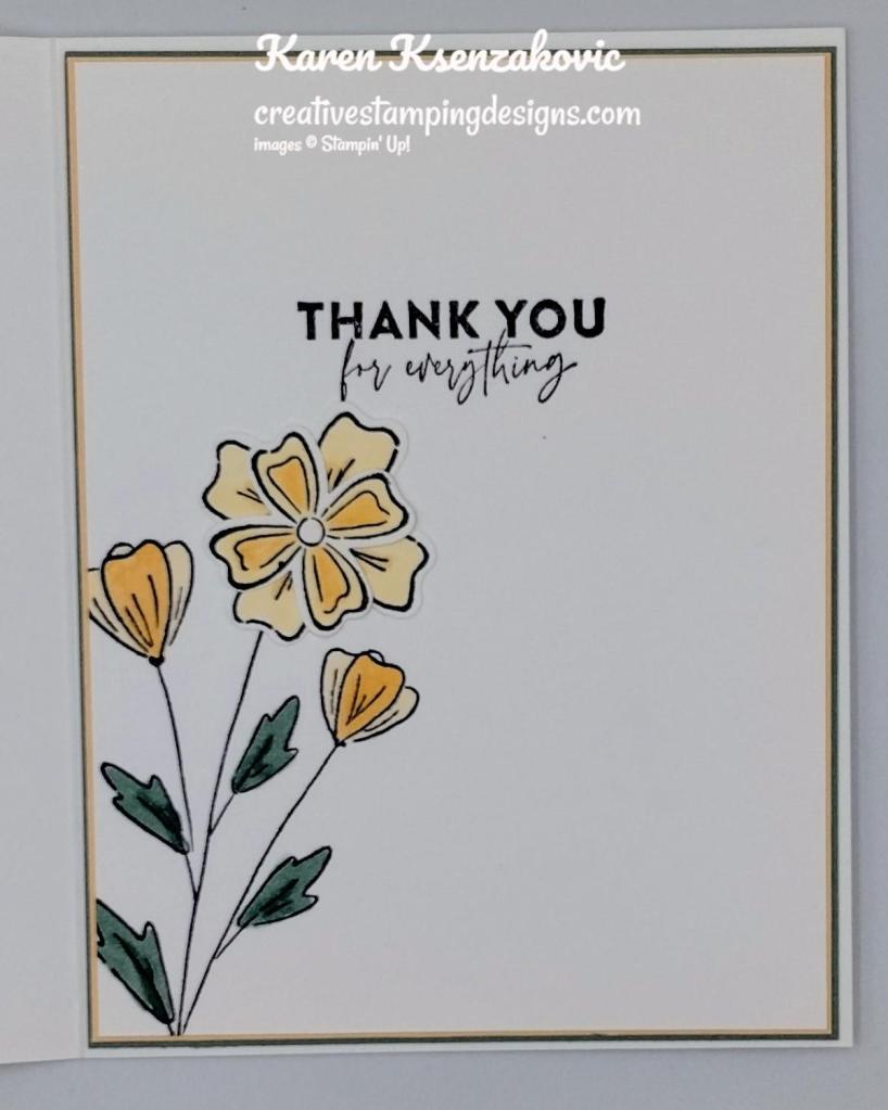 Stampin' Up! Flowers of Friendship Thanks 5 creativestampingdesigns.com